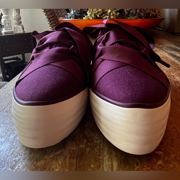 Keds Women's Maroon/Purple Pointed Toe Ballet Sneakers - New Without Box - Picture 5 of 5